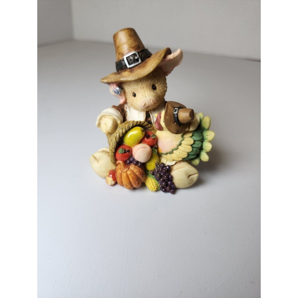 Enesco This Little Piggy Figurine Gobble, Gobble Thanksgiving